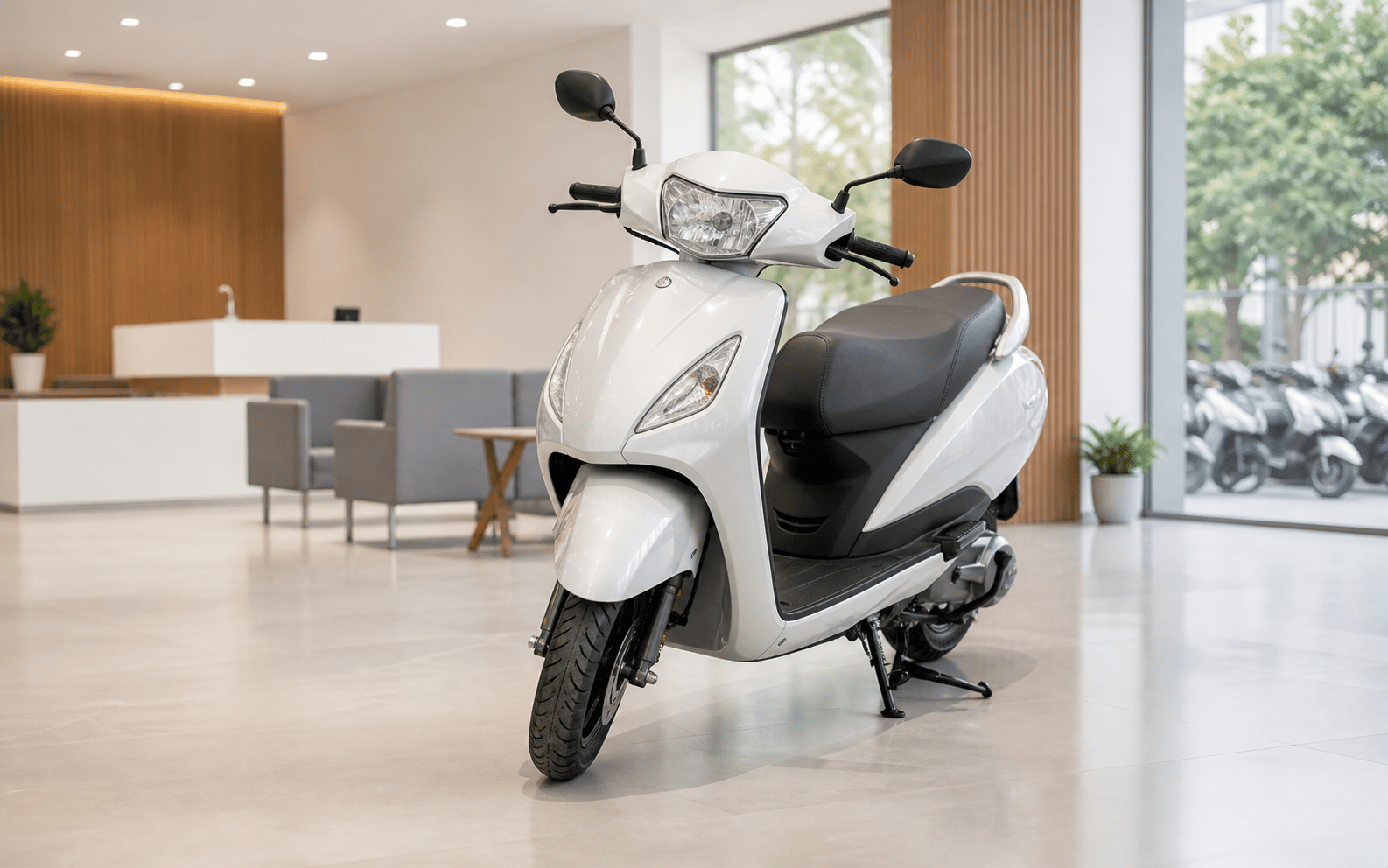 Honda Activa 6G product photo being captured